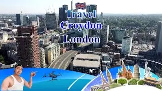 drone flying above Croydon