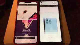 iPhone 120Hz Vs Android 144Hz Display (slo-mo)