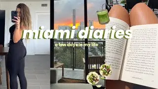 Days in my Life as a Health Coach Living in Miami | gym, grocery shopping, womens health talk