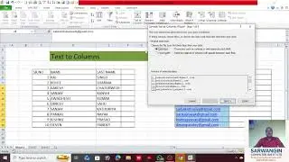 Excel में Text to Columns पूरी तरह सीखें &mdash; Delimited & Fixed Width, Date Convert, Tips|by Sarwan Sir