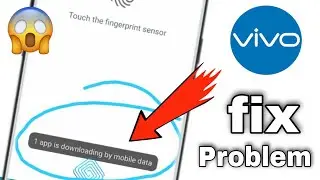 how to fix 1 app is downloading by mobile data ! app is downloading problem solved