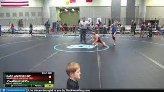 Middle School 97 Jonathan Mason Big Cat Wrestling Vs Gabe Whisenhunt Orange Crush Wrestling Club