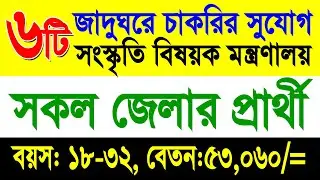 ৮৮ পদে বাংলাদেশ জাতীয় জাদুঘরে নিয়োগ ২০২৫ | Bangladesh National Museum Job Circular 2025