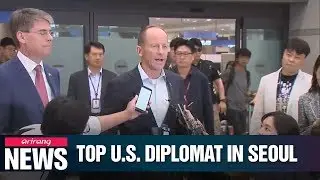 U.S. Assistant Secretary of State for East Asian and PAs David Stilwell arrives in Seoul...