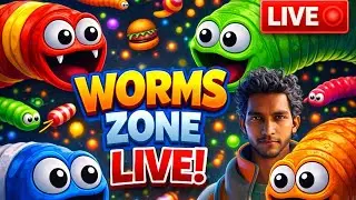 WORMS ZONE LIVE 🔴 | Non-Stop Action | Grow Bigger & Dominate!