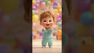 JUMP, CLAP, AND SPIN AROUND! 🌈🎶  LEARN COLORS, NUMBERS, AND SING ALONG! 🐶🎈#shops #youtubeshorts