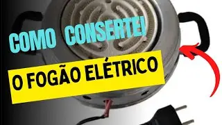 Consertando um fogão elétrico portátil (NÃO FAÇA SEM APOIO DO PROFISSIONAL DA ÁREA!)