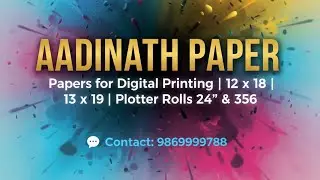 Discover premium digital printing papers at AADINATH PAPER 12x18, 13x19, and Plotter Rolls 24&rdquo; & 36&rdquo;
