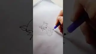 easy fox drawing