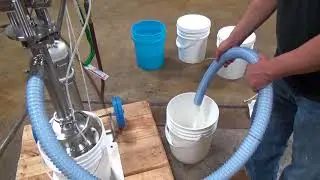 Can you pump icing? Yes! Graco SaniForce Pail Ram Vanilla Cream Filling