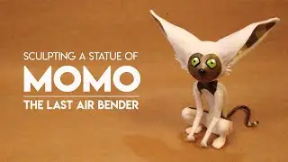 Making MOMO From Polymer Clay | The Last Air Bender | Relaxing Sculpting Video