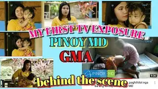 behind the scene ng aking first tv exposure sa GMA PINOY MD