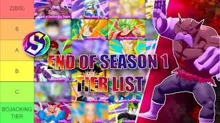 End Of Season 1 Tier List + TOPPO! (Gekishin Squadra)