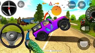 Modified Mahindra Thar😈Games: Indian Thar Blue (thar Wala Game) Car Game Android Game part5 #games