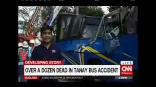 Over a dozen dead in Tanay bus accident