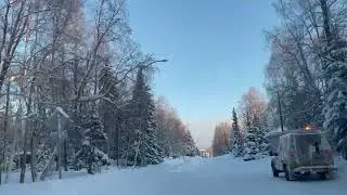 Winter wonderland in Alaska.#followerseveryone #rover #alaska #snow #highlightseveryone 