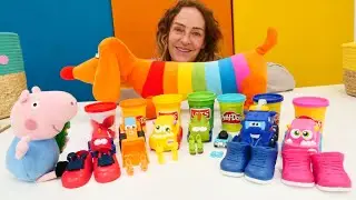 Farben Lernen leicht gemacht - Spielspa&szlig; mit Nicole und Schorsch - Spielzeugvideo f&uuml;r kleine Kinder