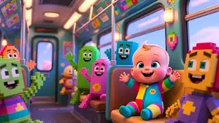 PixelPals Play Town 🎮🏘️ | Fun Kids Song | Playful Nursery Rhyme
