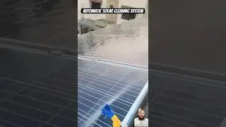 Automatic Solar penal washing system #auto #automatic #washing #system #autocleaning #fullautomatic