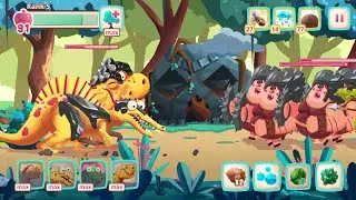 DinoBash: Last Level 160 With 3 Dino Combo
