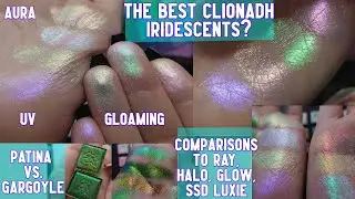 NEW IRIDESCENT MULTICHROME HAUL SWATCHES VS. PREVIOUS CLIONADH SINGLE SHADOWS + PATINA VS. GARGOYLE