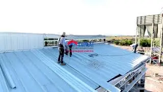 CUBIERTA DE NAVE INDUSTRIAL CON SISTEMA KR 18
