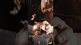 Copper Ball cutting    #copper ball