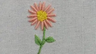 Sewing a beautiful and attractive flower in the Rococo style🪡🧵