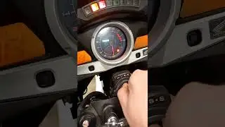 Включение/отключение лампы HISS HONDA CBF 1000FA turn on/off the HISS lampHONDA CBF 1000 FA SC64