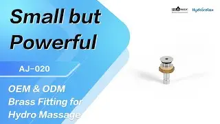 Small but Powerful 💧 | OEM & ODM Brass Fitting for Hydro Massage🚿