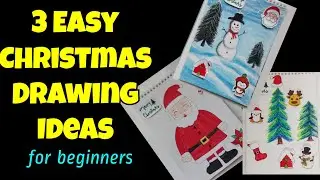 Easy Christmas drawing ideas for beginners|drawing tutorial malayalam 