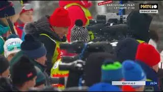 Биатлон  Альфа Банк Чемпионат России  Масс старт  Мужчины  11 01 26 2 часть
