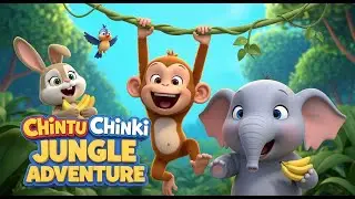 Chintu Chinki Ki Comedy Jungle Adventure | Funny Kids Cartoon Story | 3D Animation