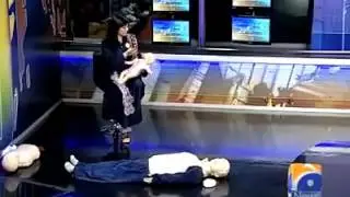 First aid demonstration