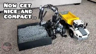 RC Lego Mecalac 12 MTX, a work in progress MOC