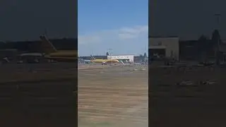 Take-off from Nantes in a Robin DR400 #airplane #airport #aviation #pilot #planespotting