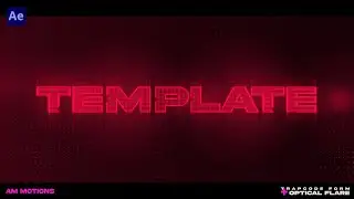 Trapcode Form Text Animation After Effects Template 1 @AMMotions