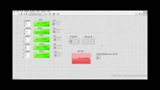 order processing system using labview