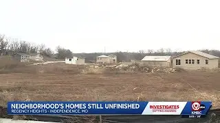 Neighbors want resolution for unfinished homes in Independence neighborhood
