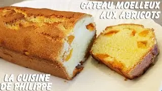 Gâteau moelleux aux abricots