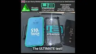 Ultimateaddons Singapore Tough Samsung Galaxy S10+Case Waterproof Test
