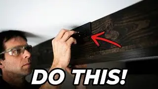 How To Install Ceiling Beams In About 5 Minutes!