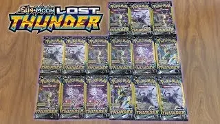 15 Lost Thunder Mini Pack Opening