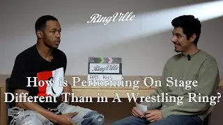 Himi Hendrix on #rapping on #stage being #similar and #different to #wrestling in a #ring #wwe #aew