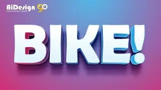 Create a 3D Text Design in Adobe illustrator | Illustrator Tutorial 2023 - Aidesign99