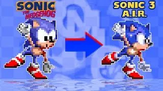 Sonic 3 A.I.R But Sonic Is Sonic 1 Style