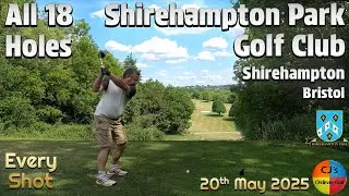 18 Holes at Shirehampton Park Golf Club. Every shot golf vlog from this testing hilly Bristol Course
