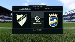 Малага - Лорка 3 тур ЛаЛига Чемпионат Испании по футболу 22/23 FIFA 18 PS5