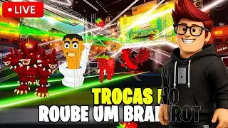 🔴 HOJE EU PEGO UM OG! 😱 TROCAS NO ROUBE UM BRAINROT AO VIVO 🔥 VEM TROCAR COM O APELAO 🤫