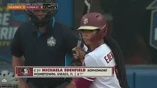 Panhandle prodigy: Edenfield homers in WCWS debut